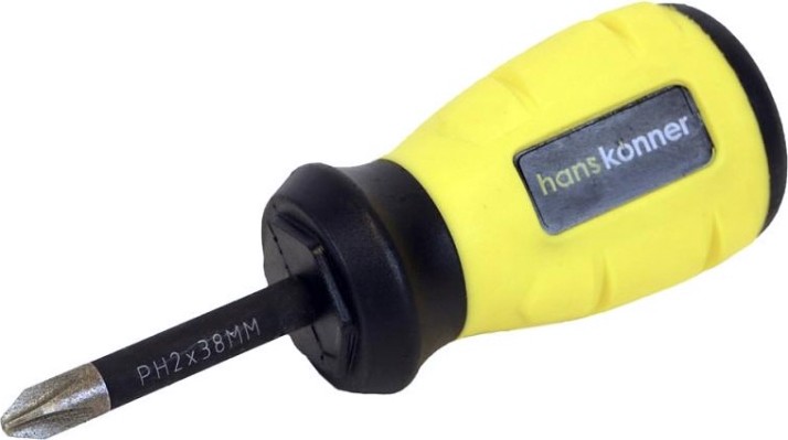 Отвертка крестовая HANSKONNER HK1040-16-PH2-38 алмазн. наконечник