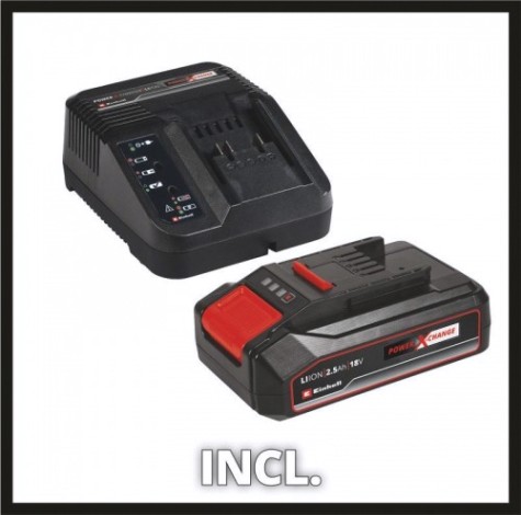 Перфоратор аккумуляторный EINHELL TE-HD 18 Li (1x2.5 Ah) [4514218]