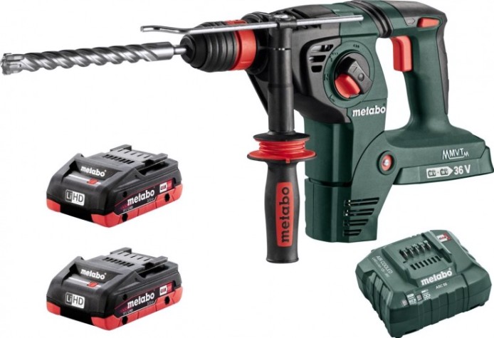 Перфоратор аккумуляторный METABO KHA 36-18 LTX32 2x3.5 Ач LiHD [T0349]