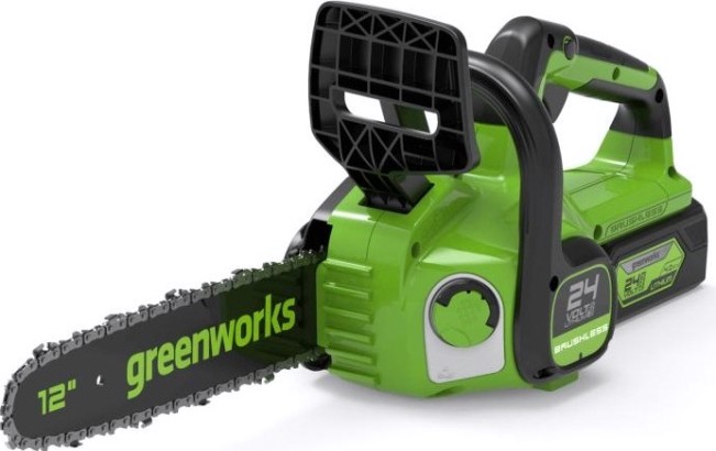 Пила цепная аккумуляторная GREENWORKS GD24CS30K2 [2007007UA]