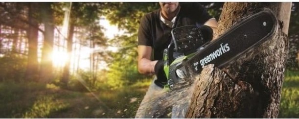Пила цепная аккумуляторная GREENWORKS GD40CS15 бесщеточная, без АКБ и ЗУ (2005707) [2005707]