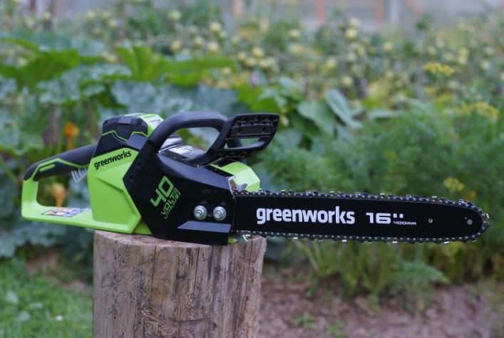 Пила цепная аккумуляторная GREENWORKS GD40CS18 бесщеточная, без АКБ и ЗУ (2005807) [2005807]
