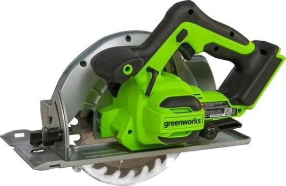 Пила циркулярная аккумуляторная GREENWORKS GD24CS без АКБ и ЗУ [1500907]