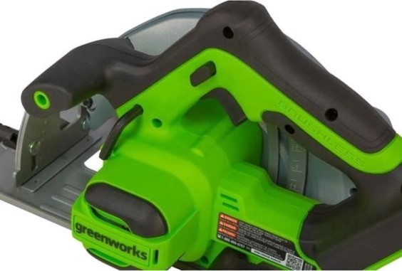 Пила циркулярная аккумуляторная GREENWORKS GD24CS без АКБ и ЗУ [1500907]