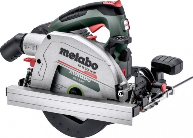 Пила циркулярная аккумуляторная METABO KS 18 LTX 66 BL 2х5.5 Ач [611866660]