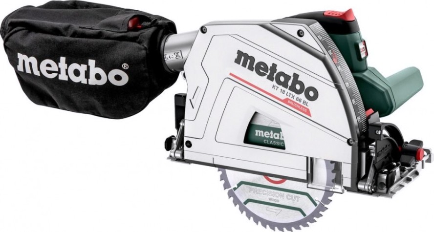 Пила циркулярная аккумуляторная METABO KT 18 LTX 66 BL без АКБ и ЗУ [601866840]