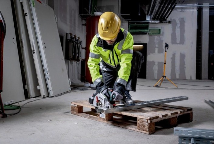 Пила циркулярная аккумуляторная METABO MKS 18 LTX 58 2х5,5 LiHD по металлу [600771700]