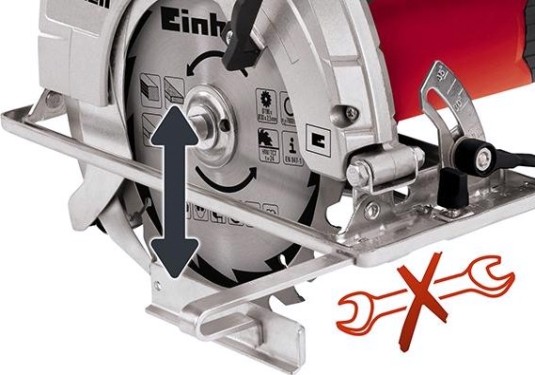 Пила циркулярная сетевая EINHELL TC-CS 1400 [4330937]