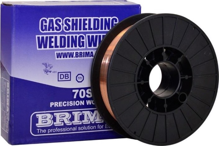 Проволока сварочная омедненная Brima 0,8мм 1кг СВ08Г2С (BRIMA-70-S)