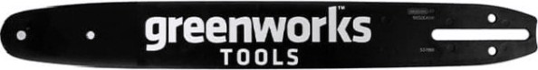 Шина для цепной пилы GREENWORKS 2 947 007 для пил 24v/40v, 30см. [2947007]