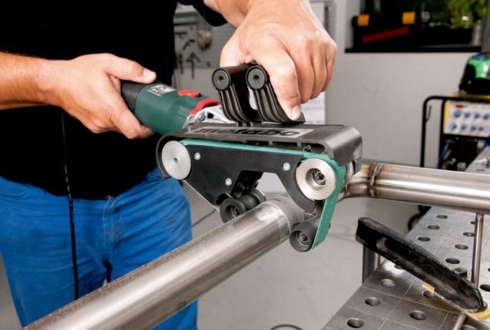 Шлифмашина ленточная сетевая METABO RBE 9-60 Set [602183510]