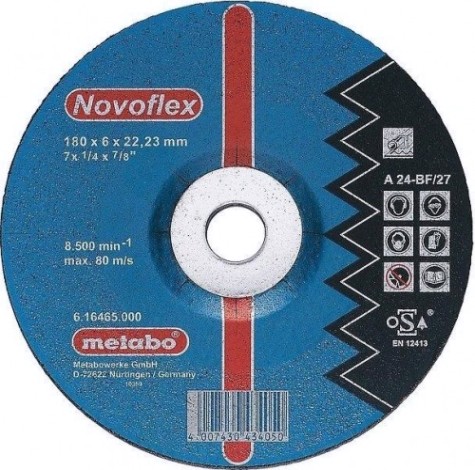 Шлифовальный круг по металлу METABO 125x6,0х22,23 мм Novoflex SP [617024000]