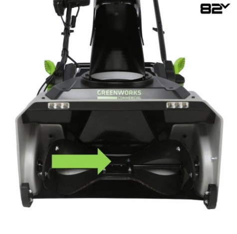 Снегоуборщик аккумуляторный GREENWORKS 82SN22, 2603307 82V, 56 см, без АКБ и ЗУ [2603307]