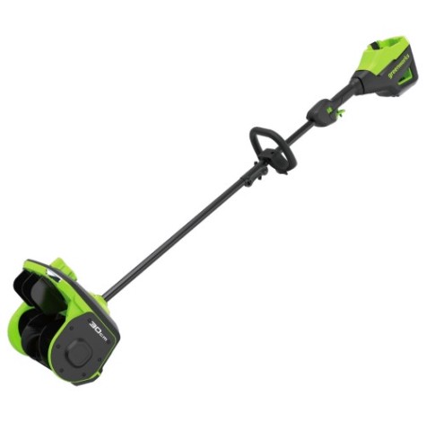 Снегоуборщик (электролопата) аккумуляторный GREENWORKS GD60SS2, 2603207UB 60V, 30 см, c АКБ 4Ач и ЗУ [2603207UB]