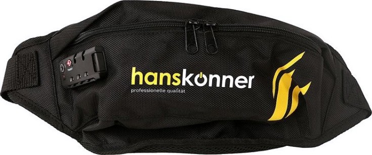 Сумка поясная HANSKONNER HKWB0002 410ммx170ммx100мм, кодовый замок, pat.