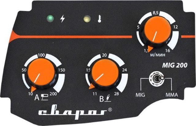 Сварочный аппарат полуавтомат СВАРОГ PRO MIG 200 (N220) многофункциональный (MIG/MAG, MMA) [00000092563]
