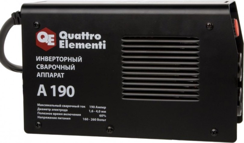 Сварочный инвертор QUATTRO ELEMENTI А 190 [248-528]
