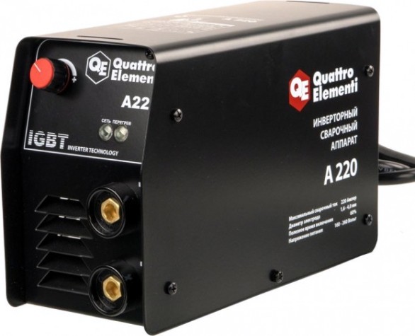 Сварочный инвертор QUATTRO ELEMENTI А 220 [248-535]