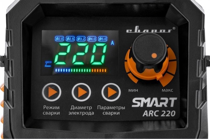 Сварочный инвертор СВАРОГ REAL SMART ARC 220 (Z28403) [00000097993]