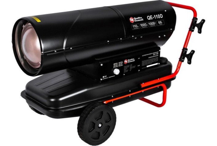 Тепловая пушка на дизтопливе прямого нагрева QUATTRO ELEMENTI QE-110D [915-274]