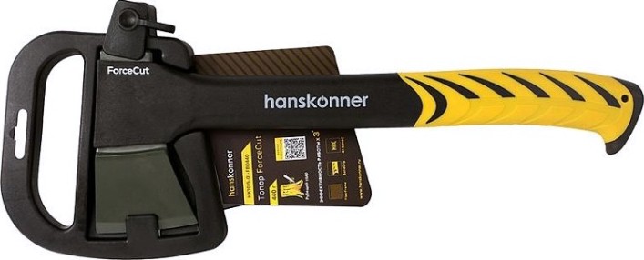 Топор HANSKONNER HK1015-01-FB0440 440г, фиберглассовая рукоятка Топор HANSKONNER HK1015-01-FB0440 440г, фиберглассовая рукоятка