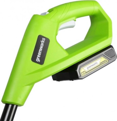Триммер аккумуляторный GREENWORKS G24LT25K2, 24V 25 см, с 1хАКБ 2Ач и ЗУ [2107207SA]