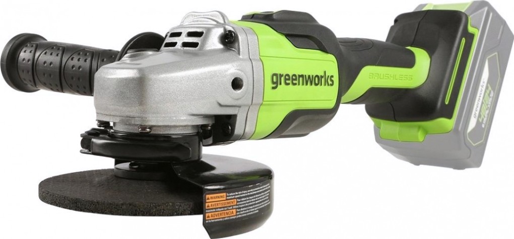Угловая шлифмашина аккумуляторная GREENWORKS GD24AG без АКБ и ЗУ (3200207) [3200207]