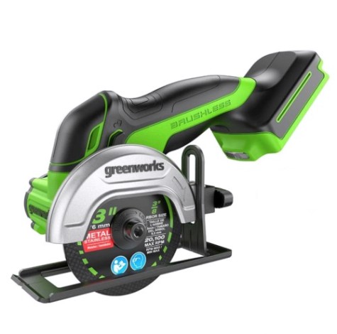Угловая шлифмашина аккумуляторная GREENWORKS GD24UCS 3 402 007 без АКБ и ЗУ [3402007]