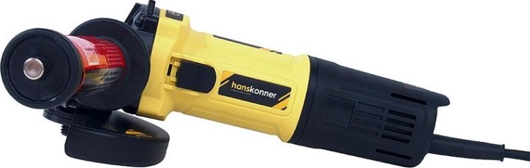 Угловая шлифмашина сетевая HANSKONNER HAG13125E