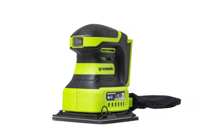 Виброшлифмашина плоскошлифовальная аккумуляторная GREENWORKS G24SS14 без АКБ и ЗУ [3100507]