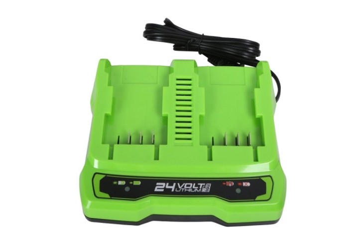 Зарядное устройство для аккумуляторов GREENWORKS 24.0V G24X2UC2 двухпостовое [2931907]