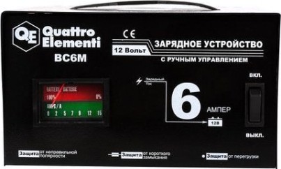 Зарядное устройство QUATTRO ELEMENTI BC 6M [770-070]