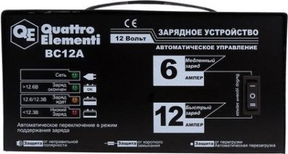 Зарядное устройство QUATTRO ELEMENTI BC12A [770-131]